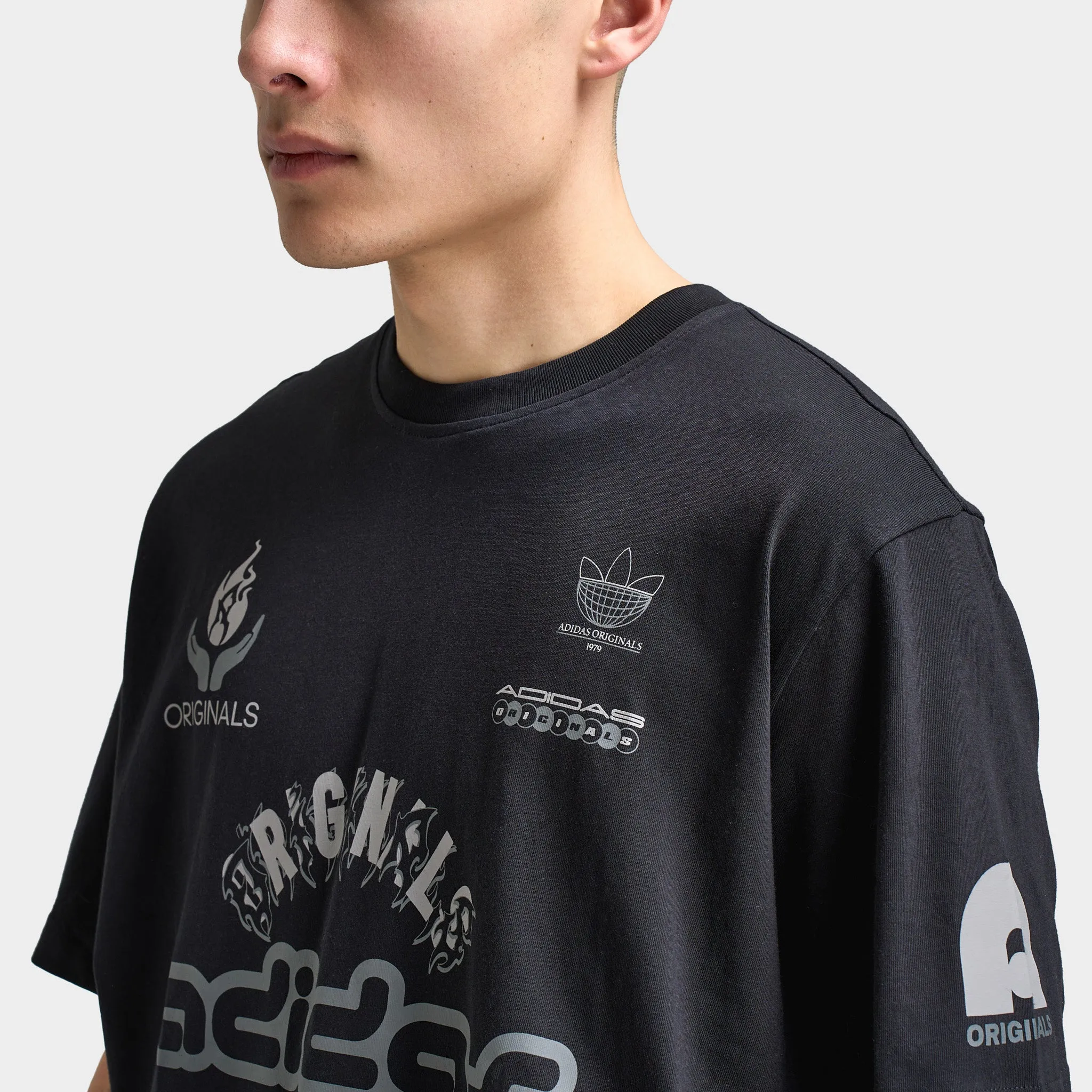 adidas Sponsors T-Shirt / Black