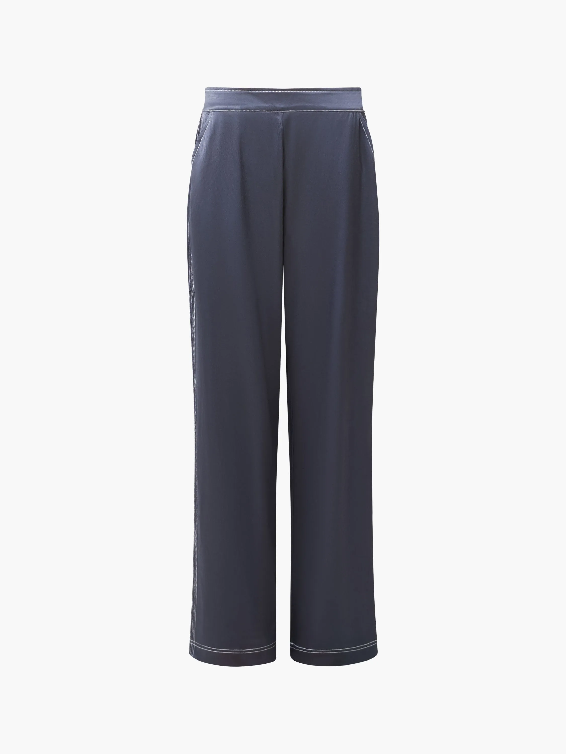 Akita Satin Stretch Wide Leg Trousers