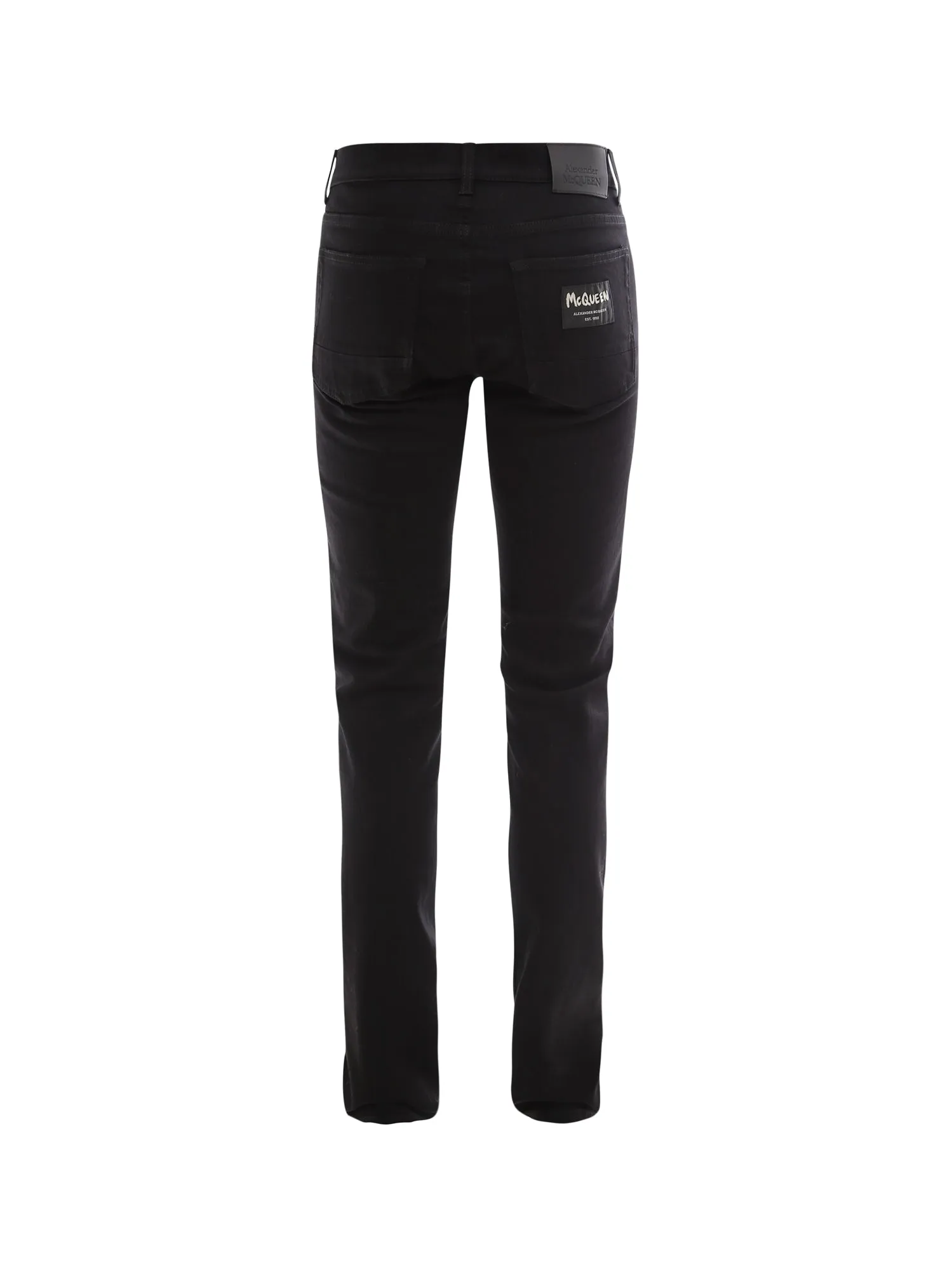Alexander McQueen Mid-Rise Slim Fit Jeans