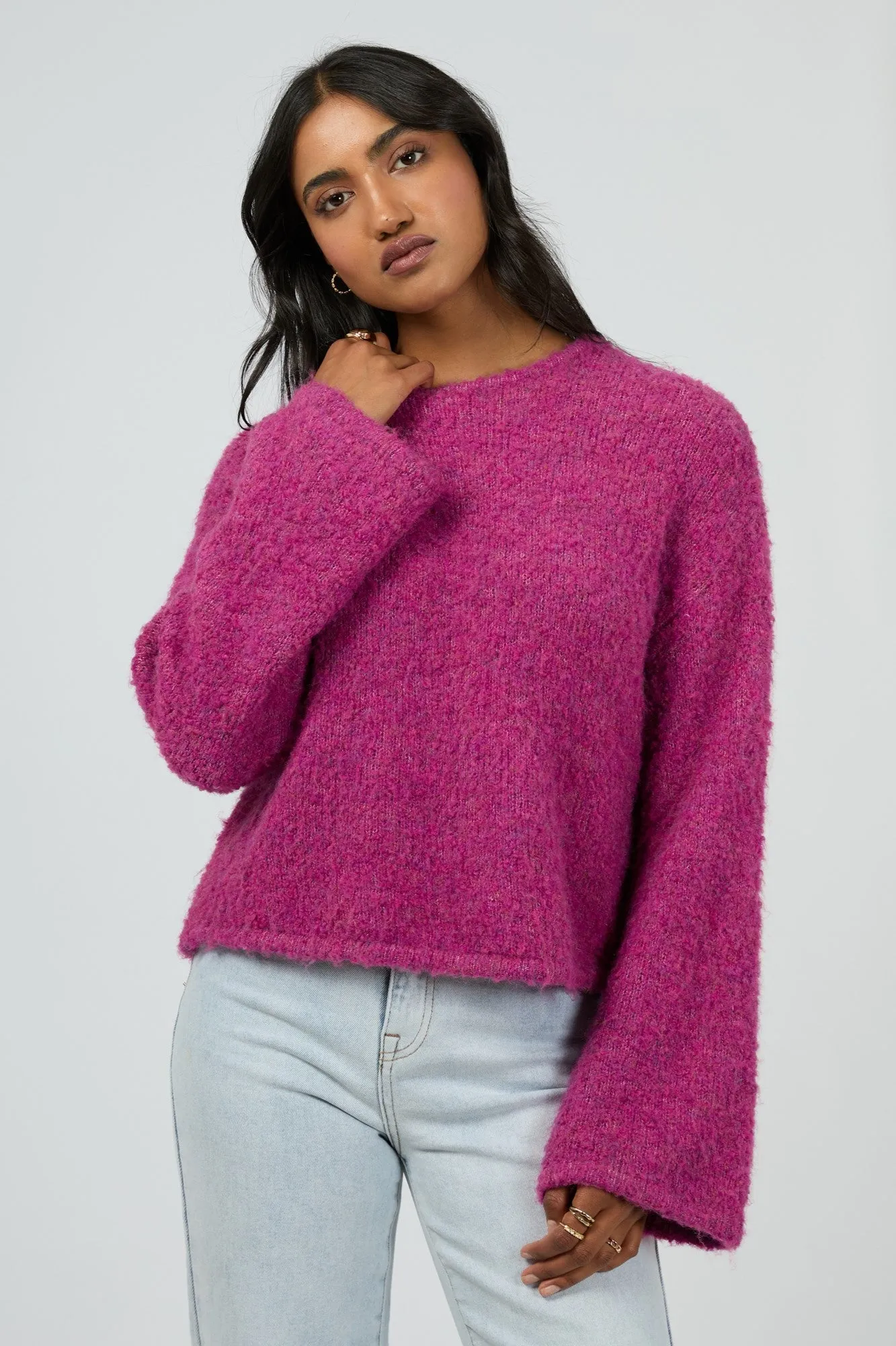 All About Eve Cleo Knit Mauve