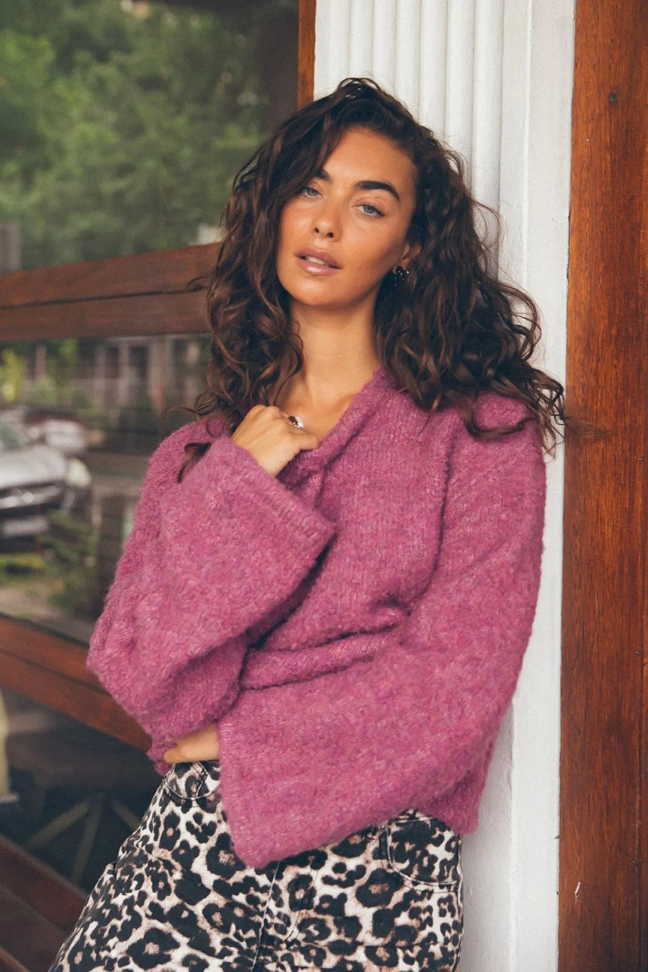 All About Eve Cleo Knit Mauve