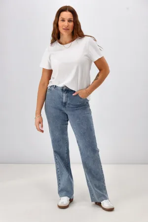All About Eve Sky Comfort Jean Heritage Blue