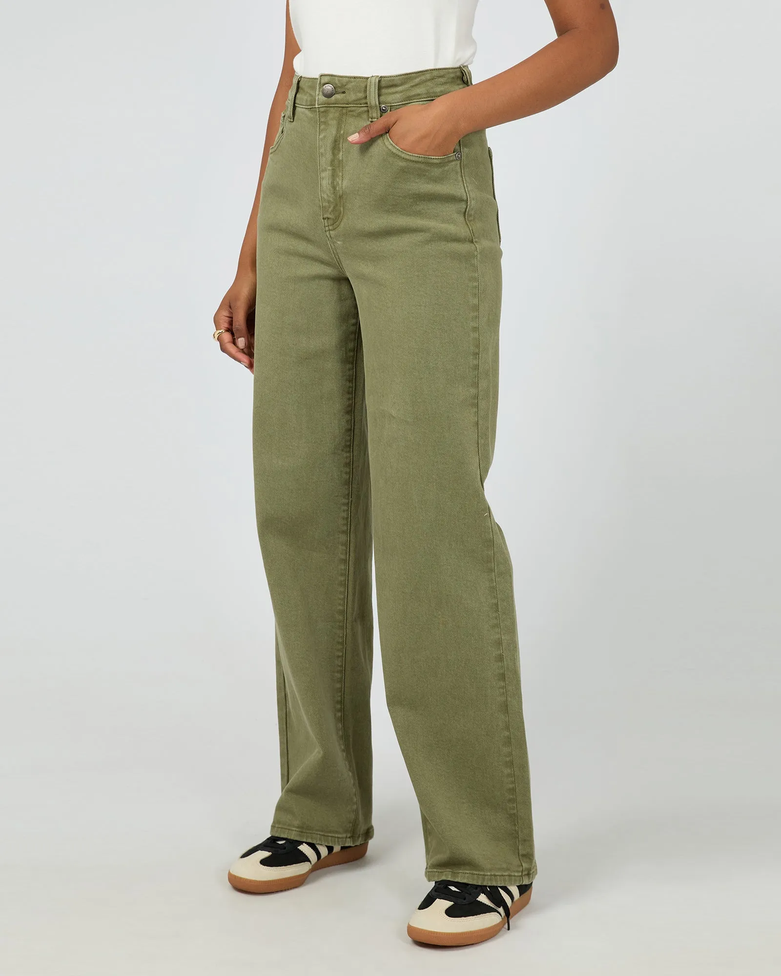 All About Eve Skye Comfort Jean Khaki