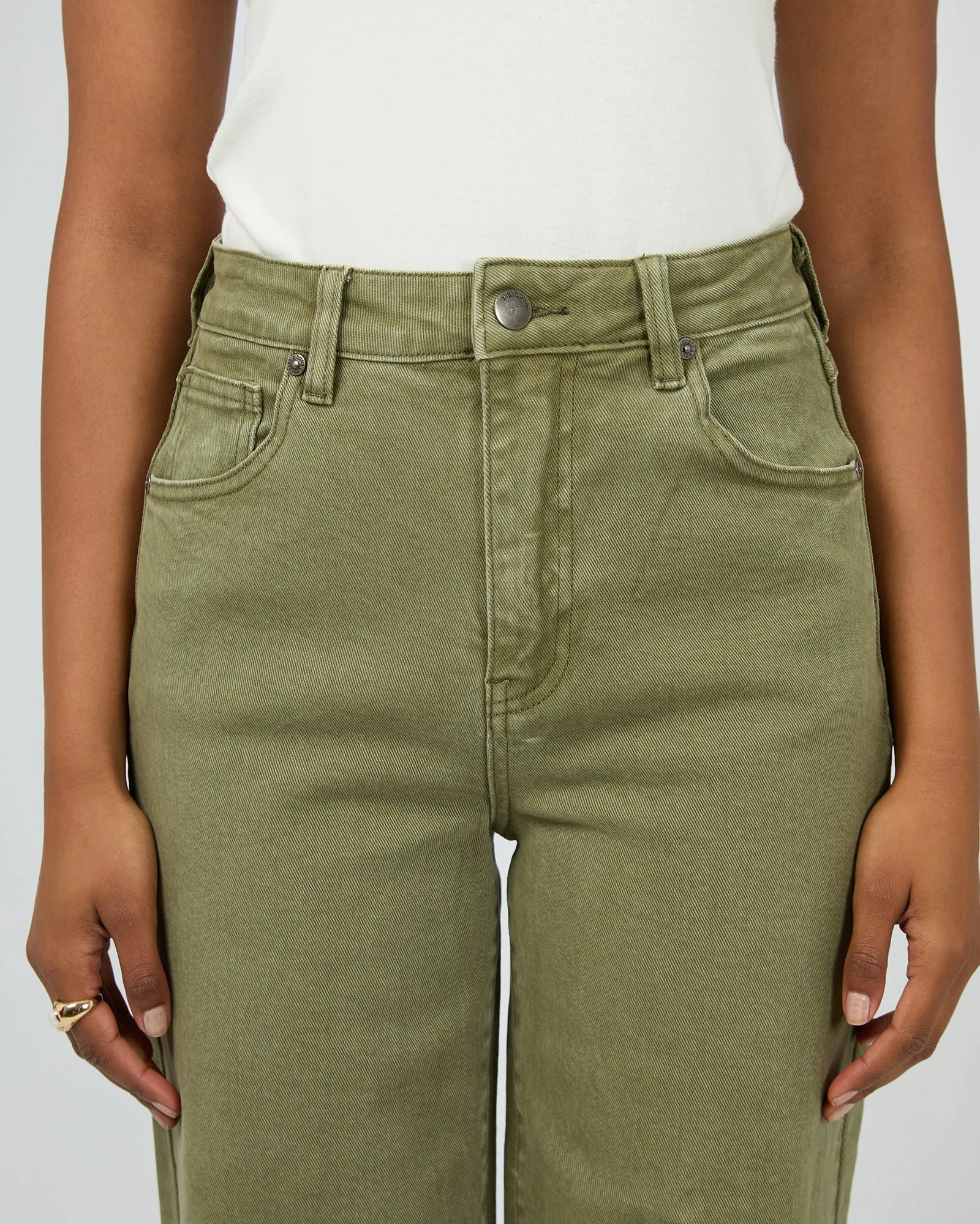 All About Eve Skye Comfort Jean Khaki