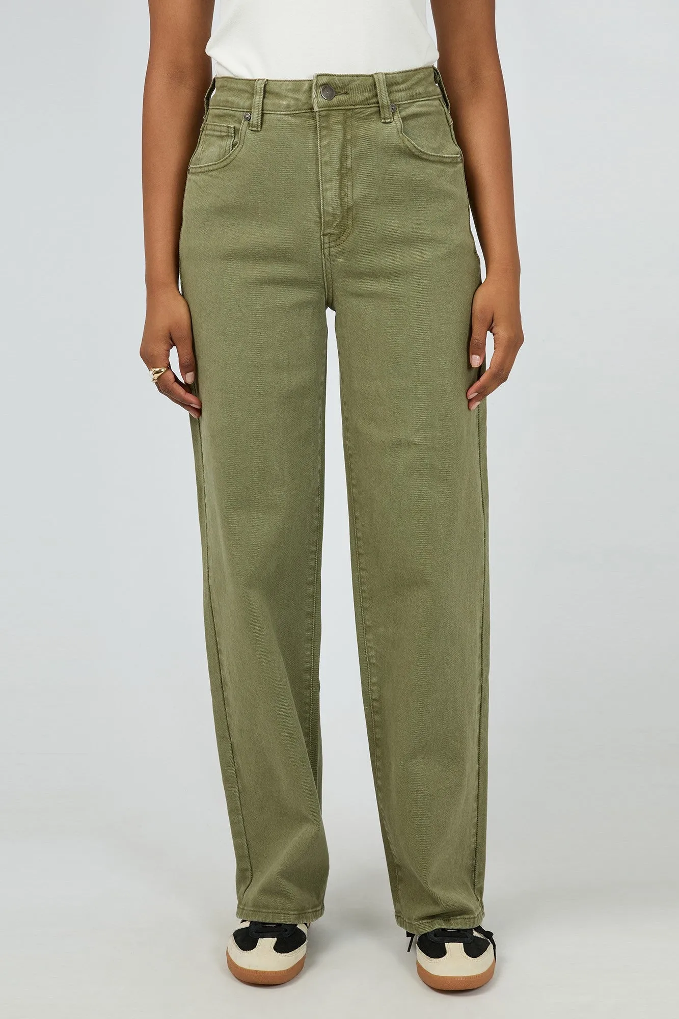 All About Eve Skye Comfort Jean Khaki