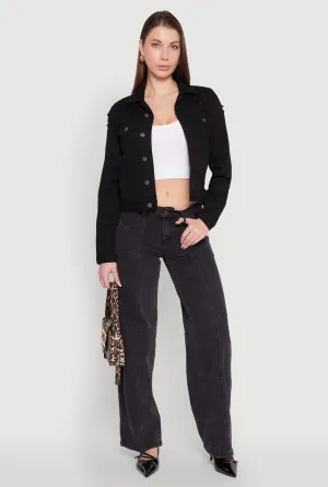 Almost Famous Distressed Jean Jacket