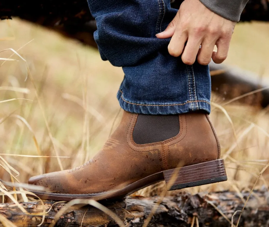 Ariat Mens 10046985 Oily Distressed Tan Ultra Sport Booker