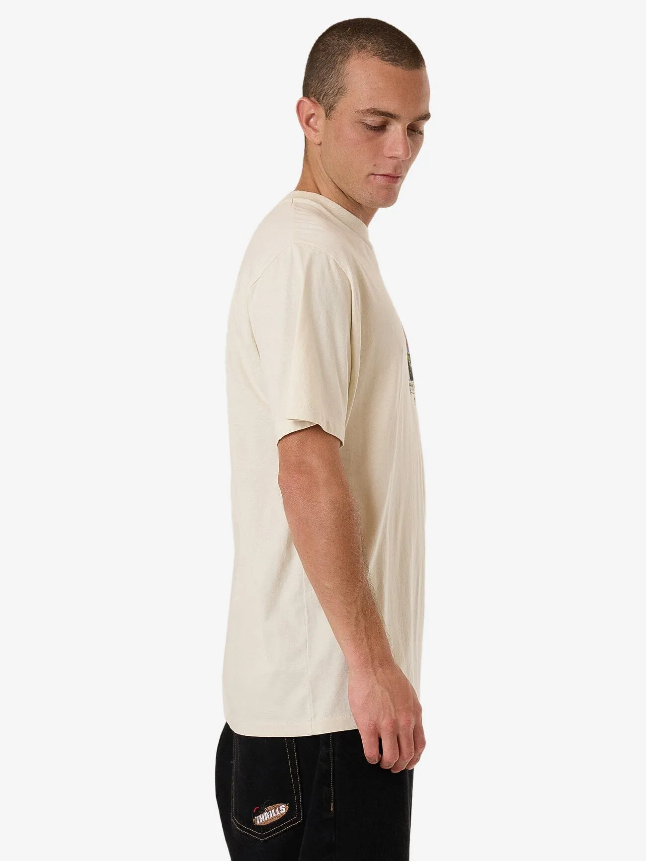 Beautifully Deadly Merch Fit Tee - Heritage White
