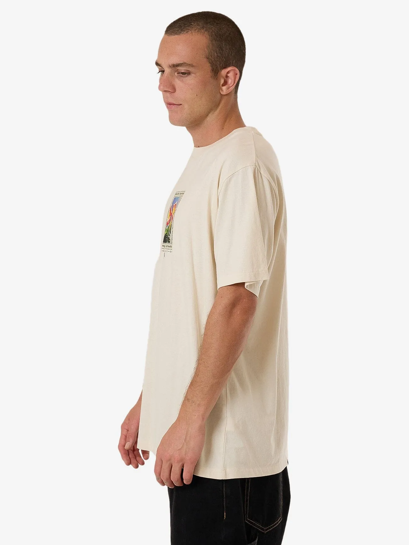 Beautifully Deadly Merch Fit Tee - Heritage White