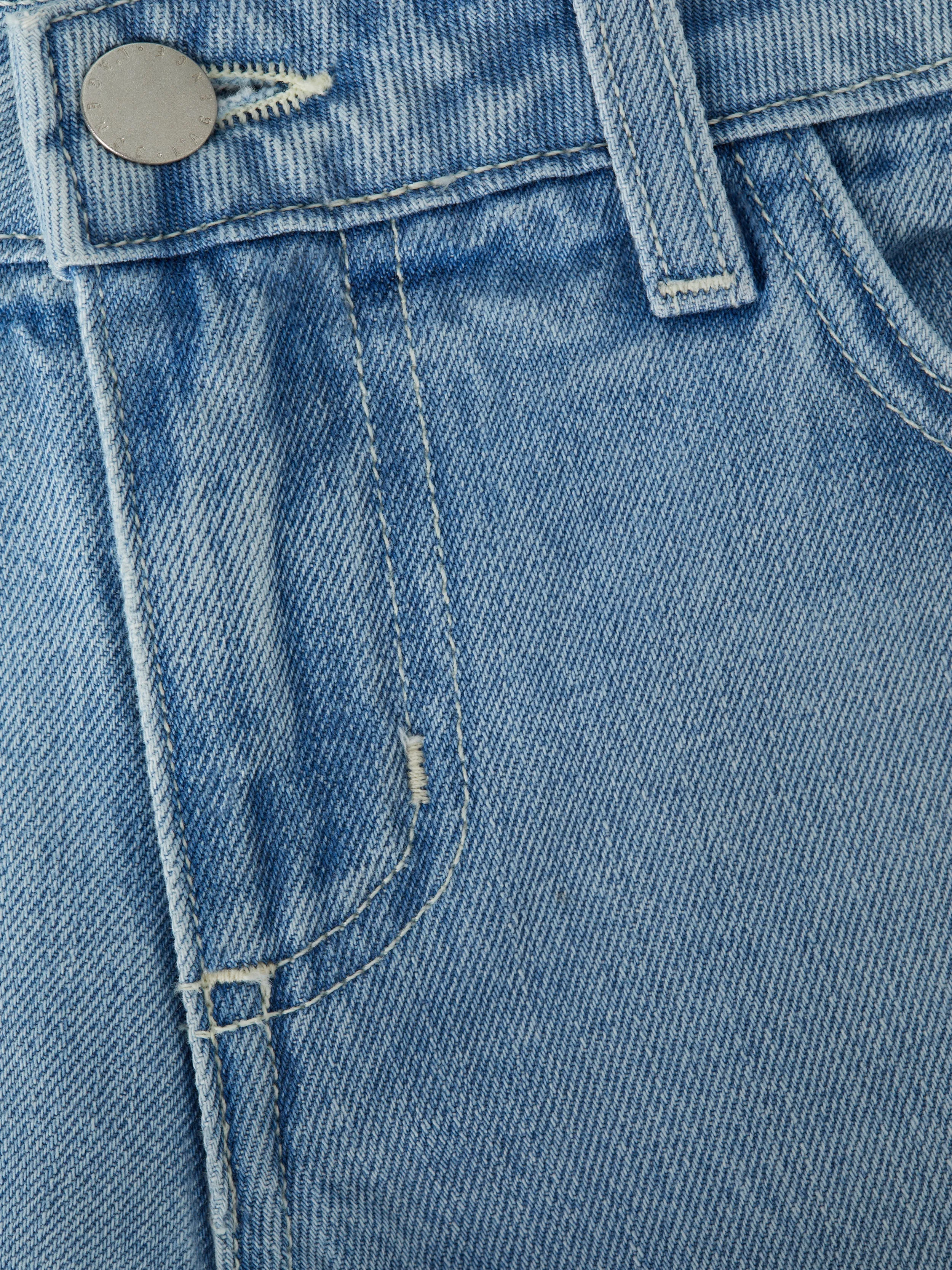 Blaine Cropped Stovepipe Jean