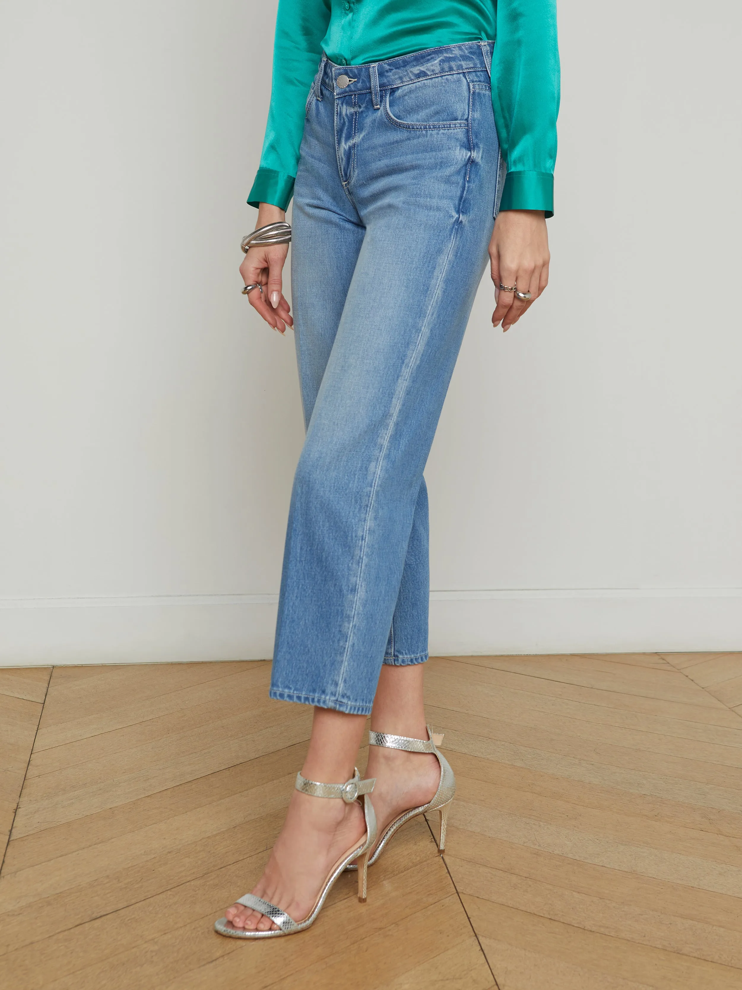Blaine Cropped Stovepipe Jean