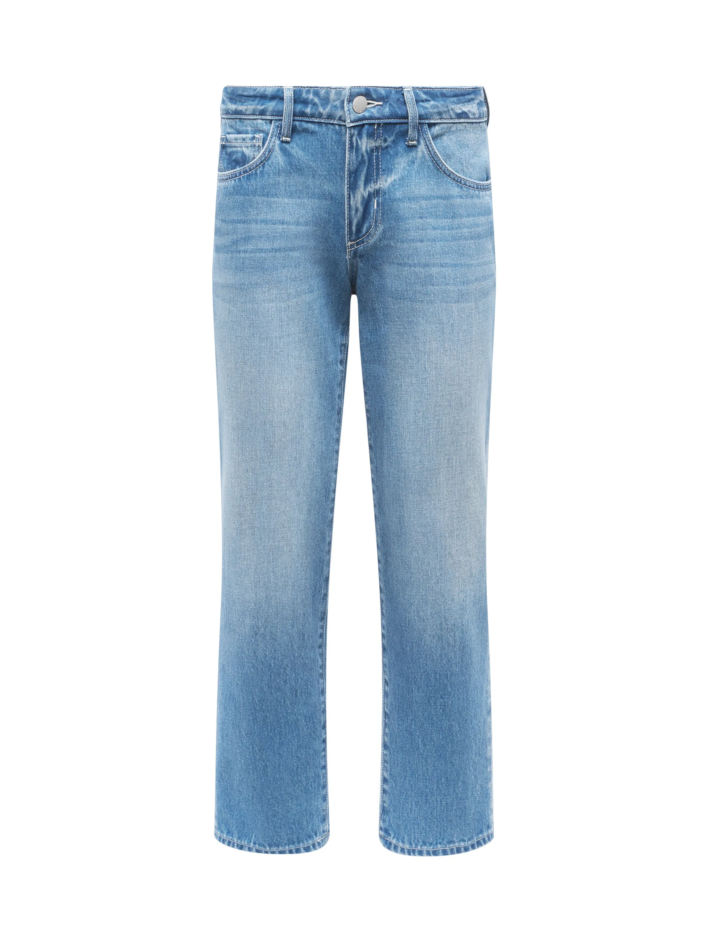 Blaine Cropped Stovepipe Jean