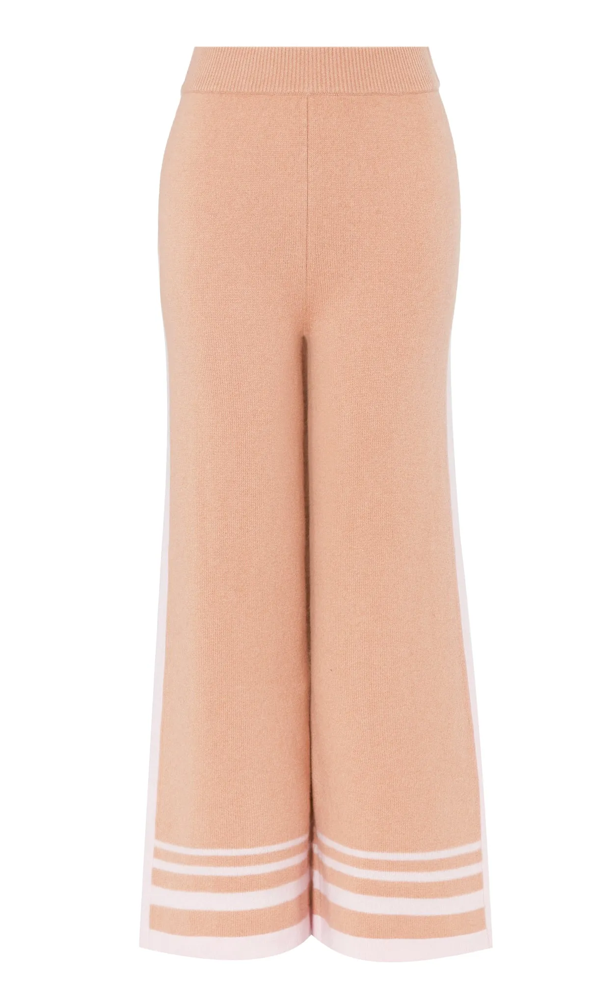 Bretton Knit Trousers - Pink/Camel