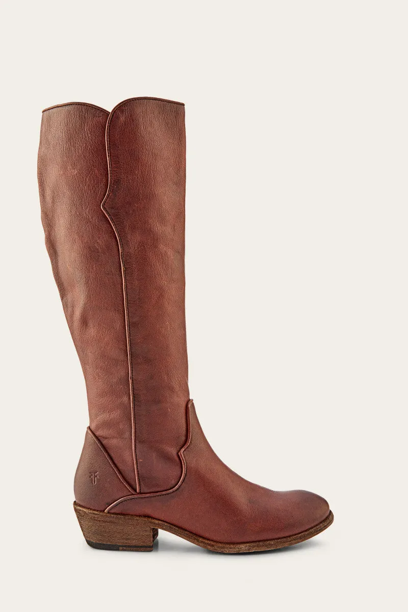 Carson Piping Tall Wide Calf - Pre-Loved