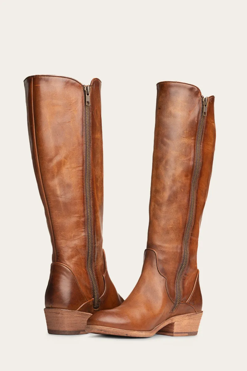 Carson Piping Tall Wide Calf - Pre-Loved