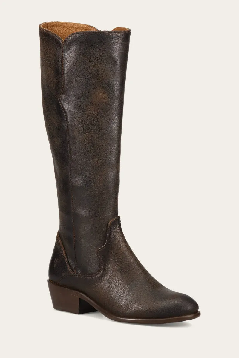 Carson Piping Tall Wide Calf - Pre-Loved