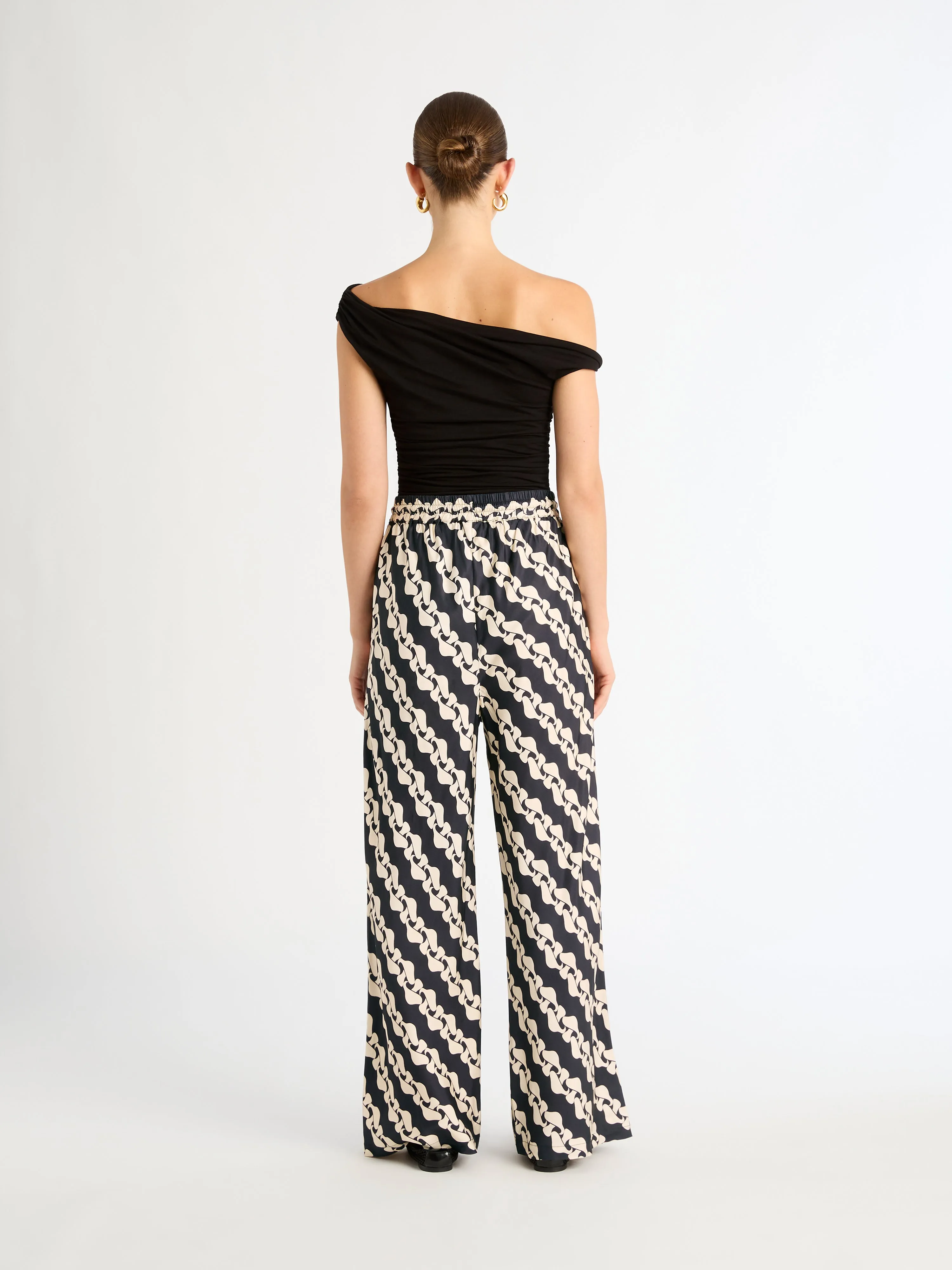 CHAIN LINK TWILL PANT