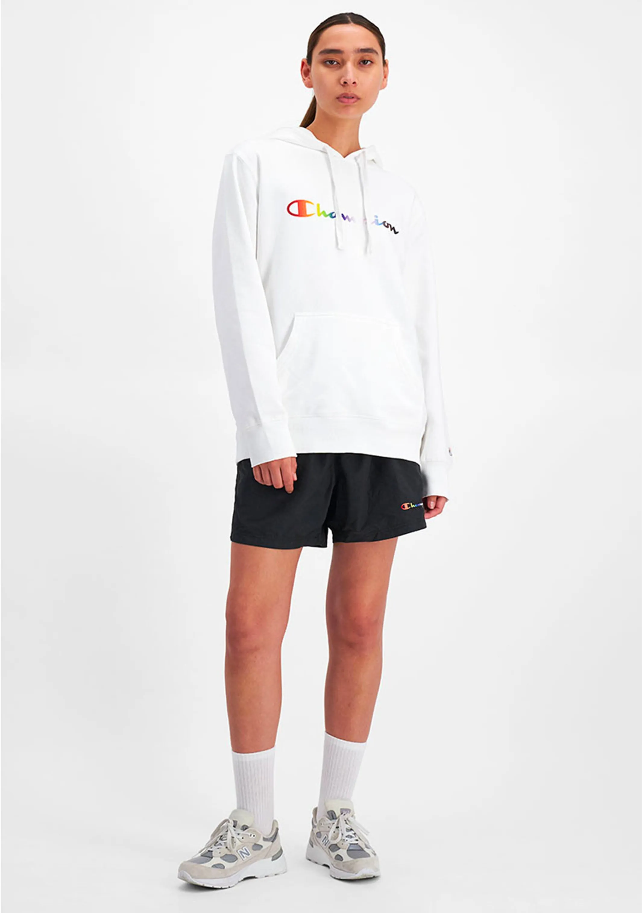 Champion Mens Athletic Pride Script Hoodie