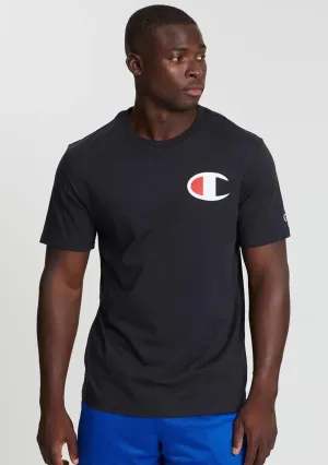 Champion Men’s C Logo Short Sleeve Tee Granite Heather