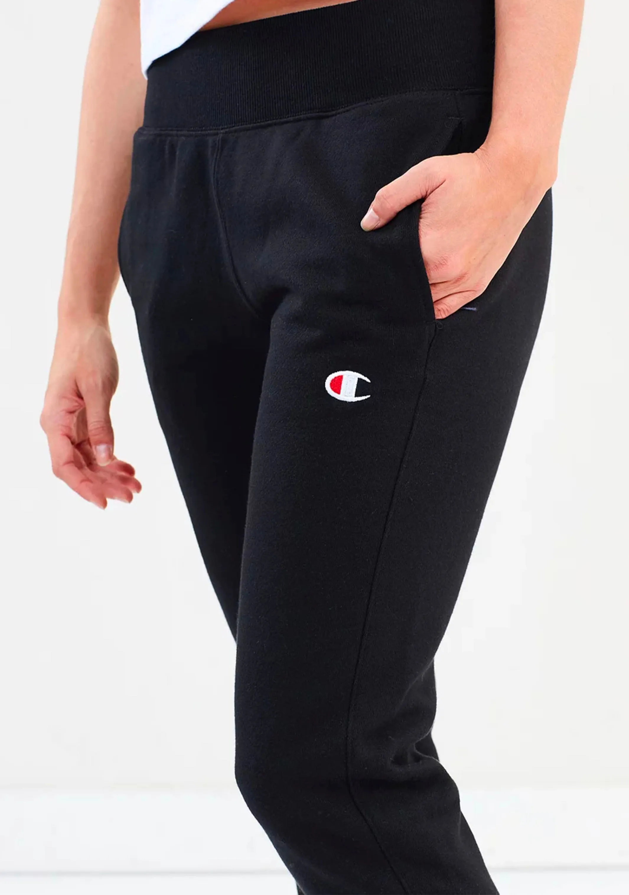 Champion Women’s Reverse Weave French Terry Slim Jogger Black
