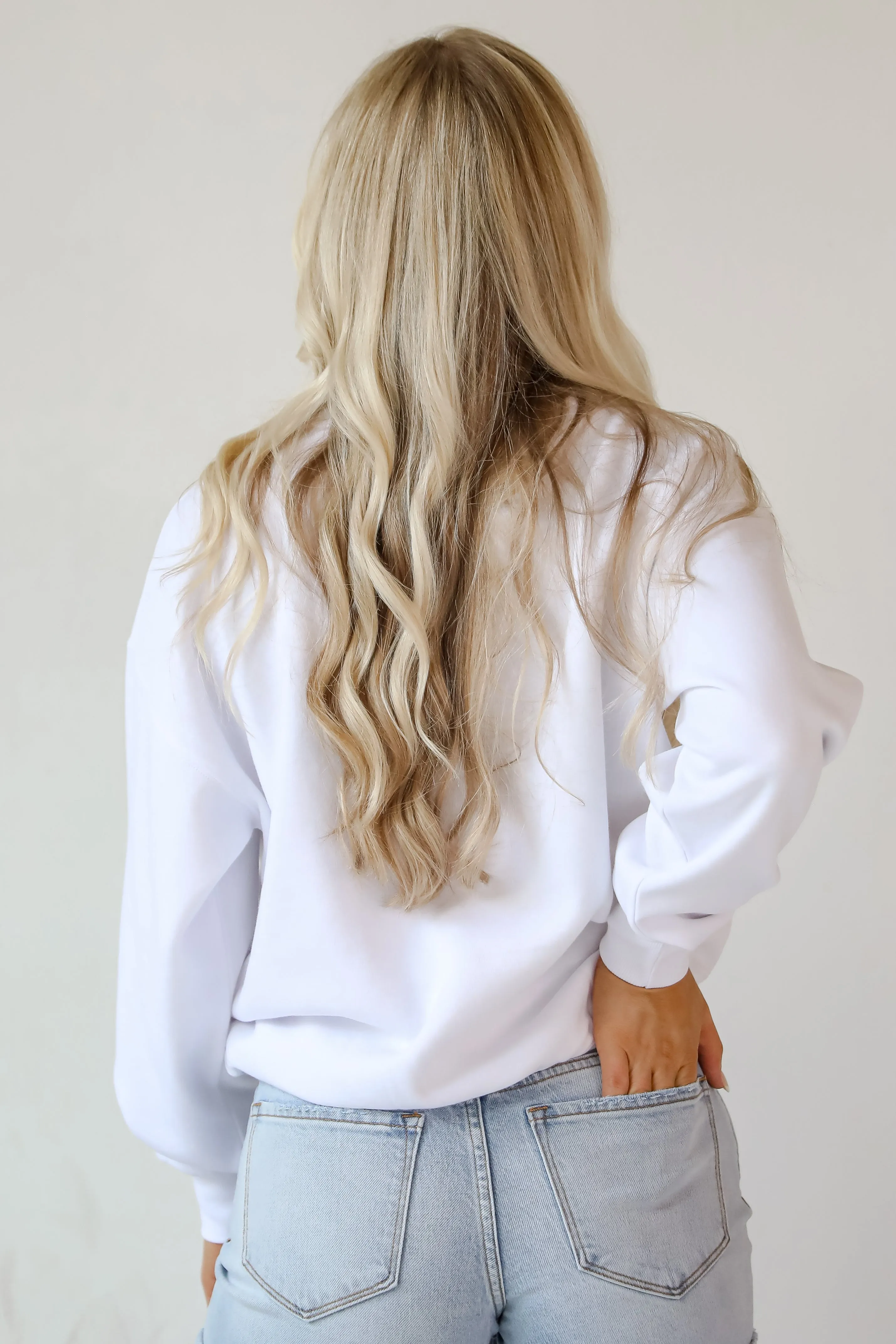 Chop Chop Script Embroidered Sweatshirt