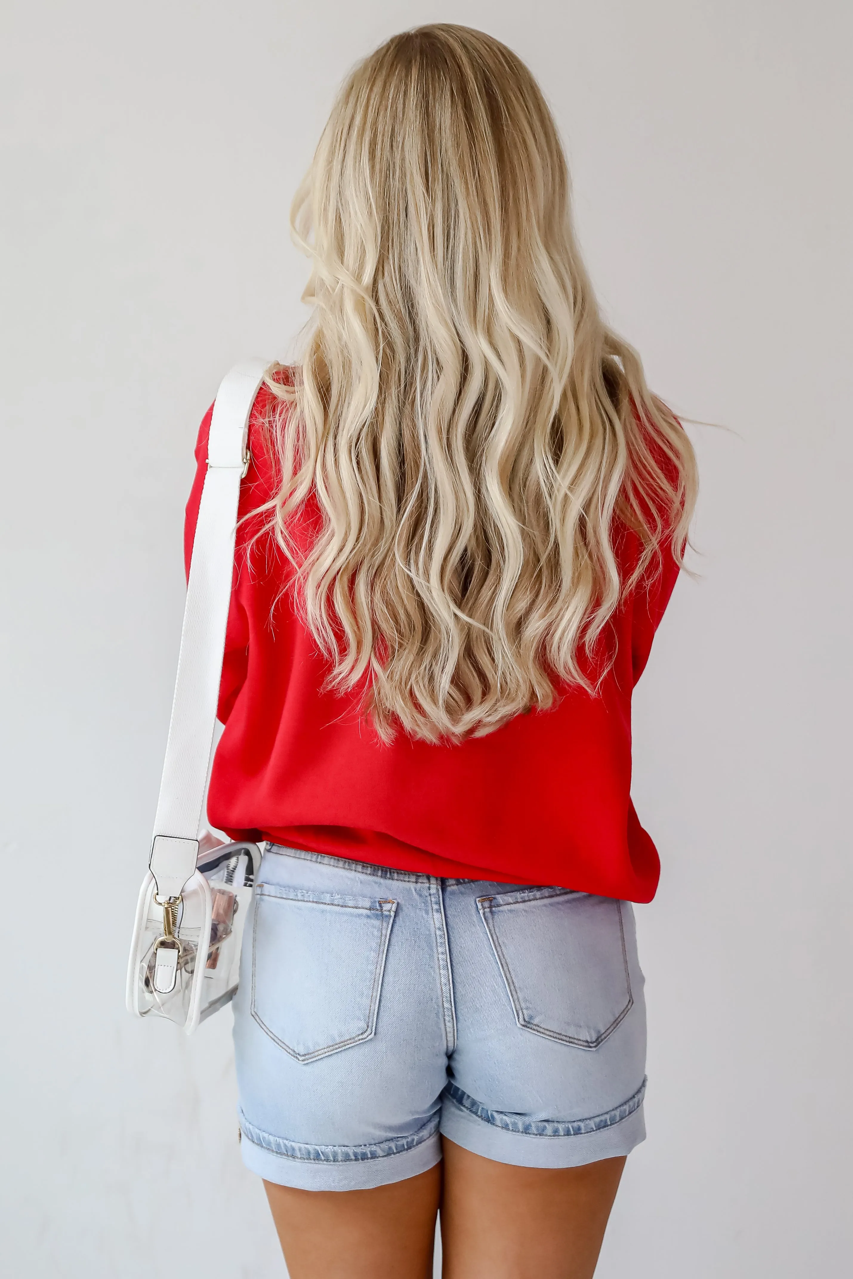 Chop Chop Script Embroidered Sweatshirt