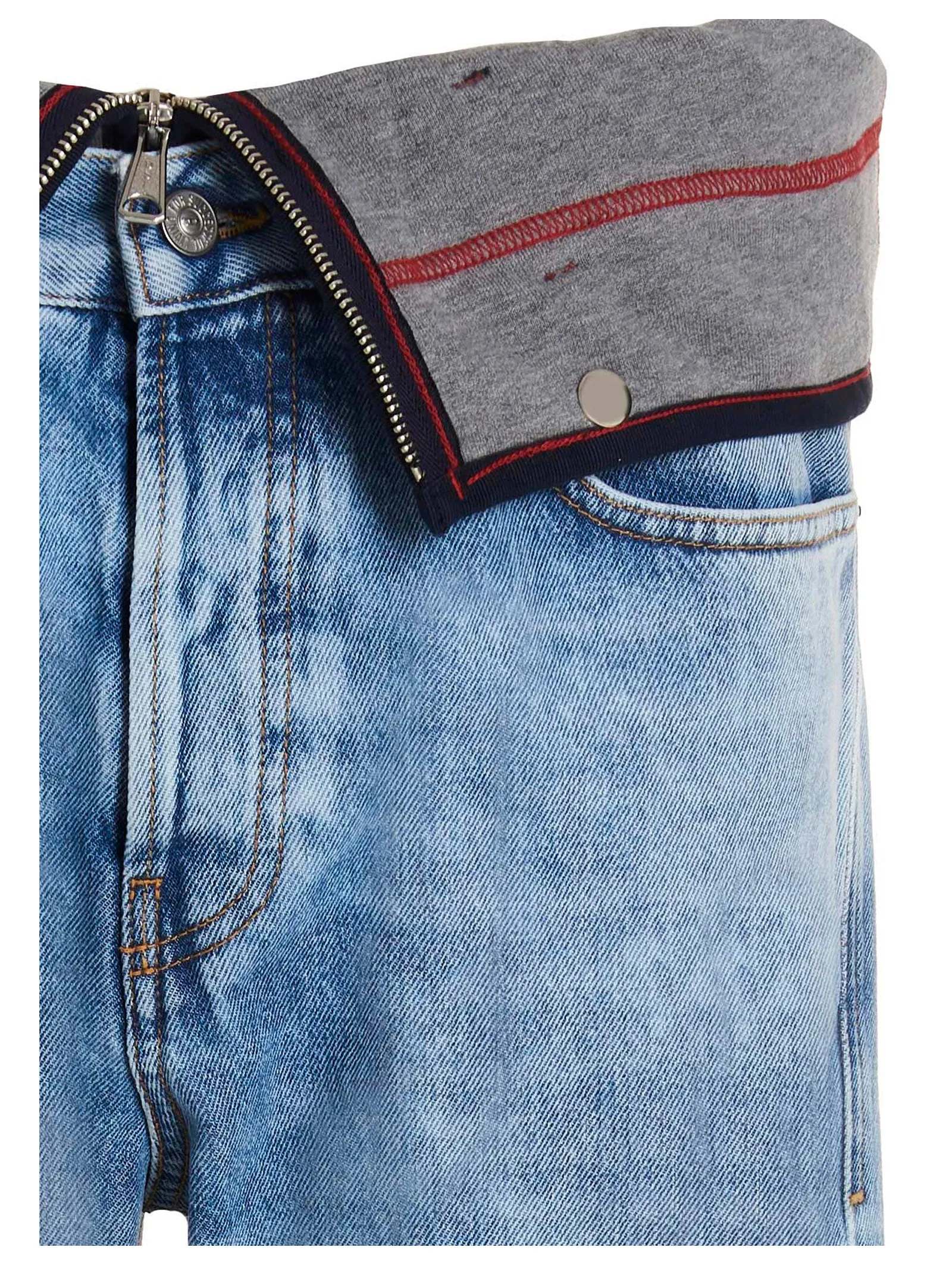 Diesel 2010 Foldable-Waist Straight Leg Jeans