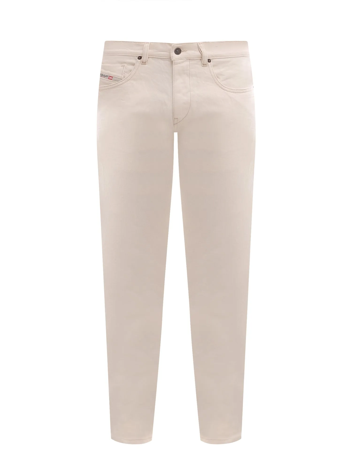 Diesel Logo Patch Straight Leg Jeans