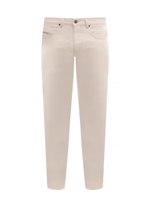Diesel Logo Patch Straight Leg Jeans