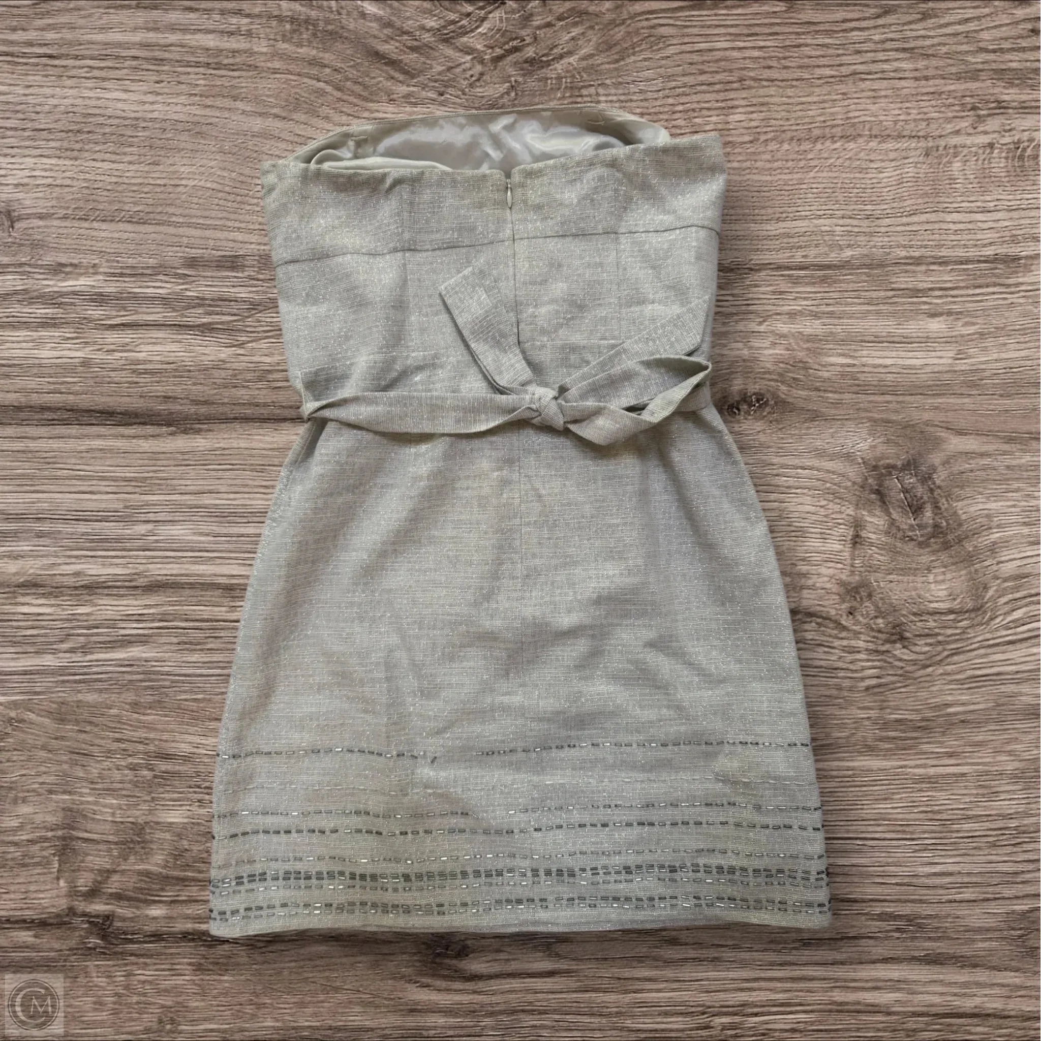 Dress Casual Midi By Loft In Cream, Size: 4p