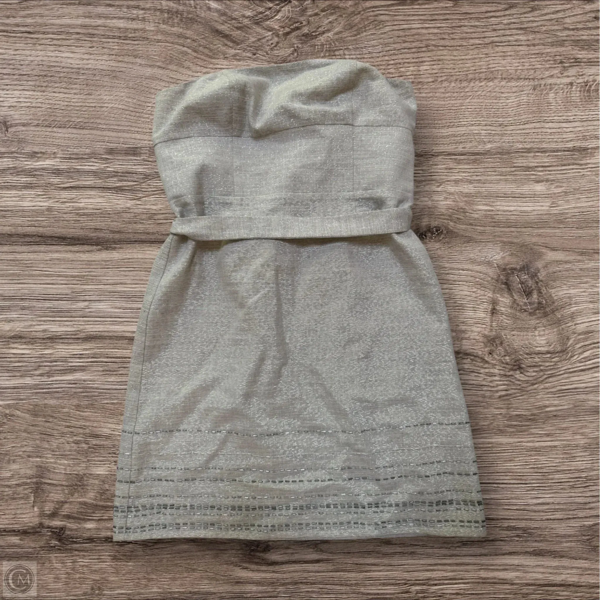 Dress Casual Midi By Loft In Cream, Size: 4p