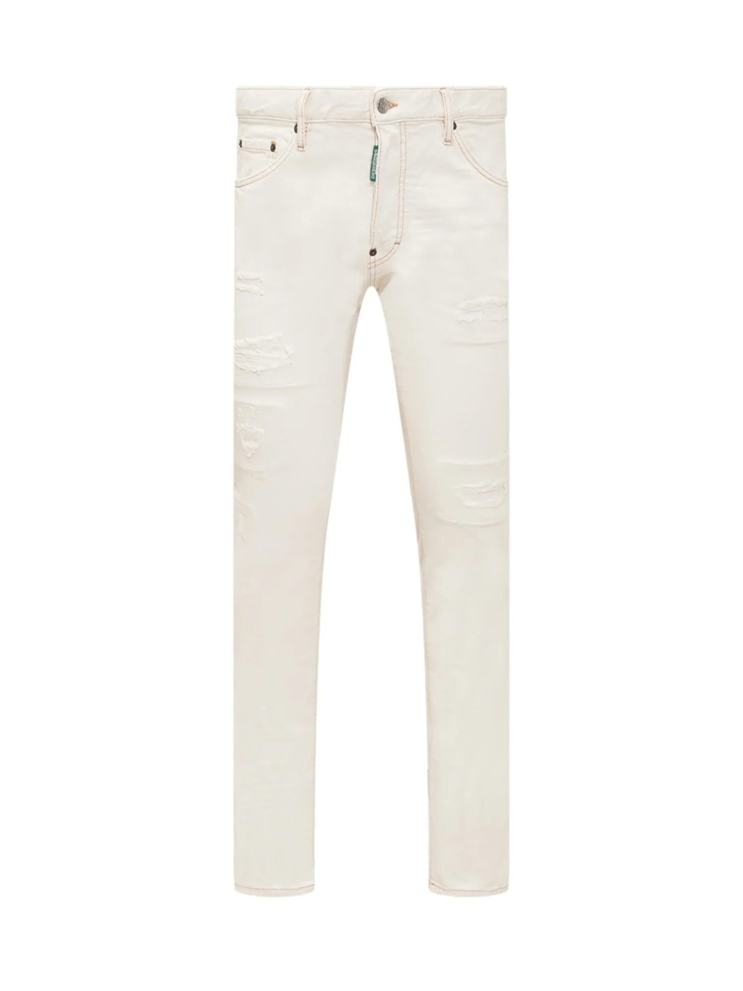 Dsquared2 Logo Patch Slim Cut Jeans