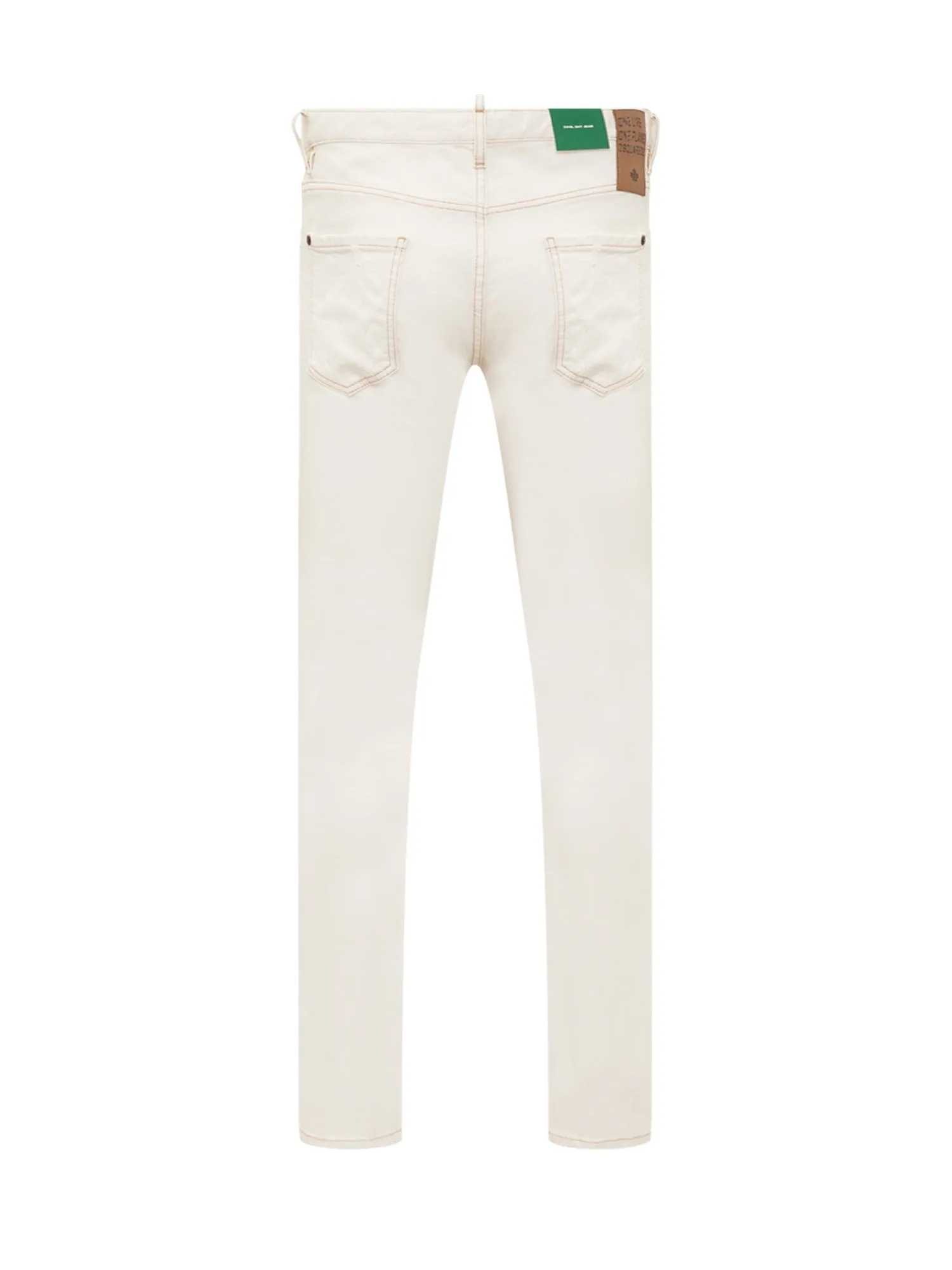 Dsquared2 Logo Patch Slim Cut Jeans