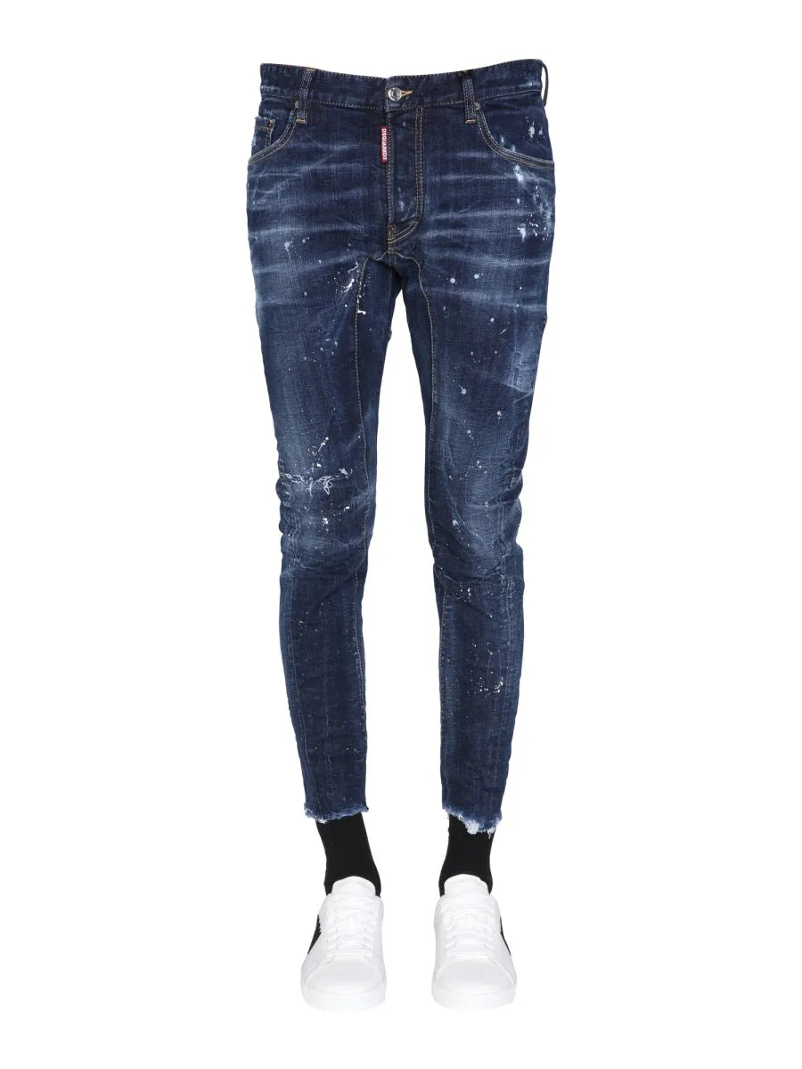 Dsquared2 Tidy Biker Distressed Jeans