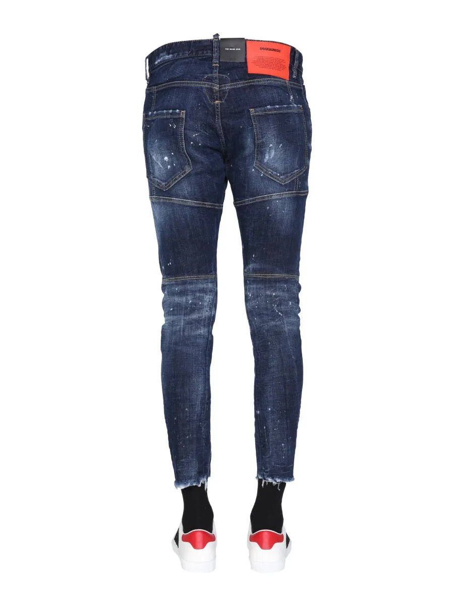 Dsquared2 Tidy Biker Distressed Jeans