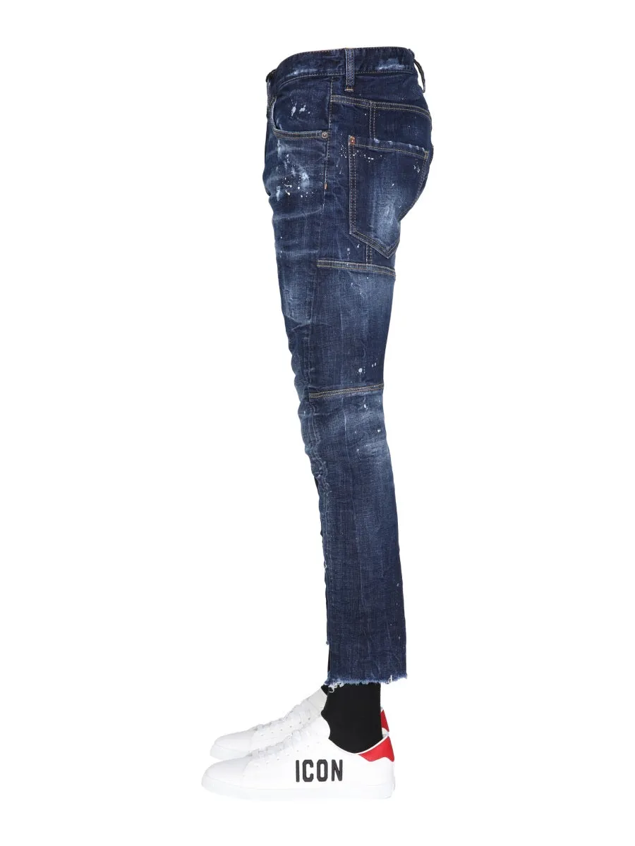 Dsquared2 Tidy Biker Distressed Jeans