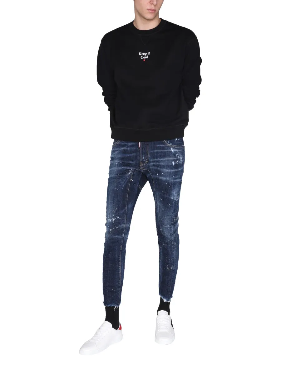 Dsquared2 Tidy Biker Distressed Jeans