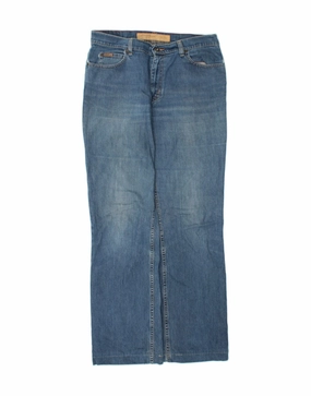 EDDIE BAUER Womens Bootcut Jeans US 12 Large W32 L32 Blue Cotton