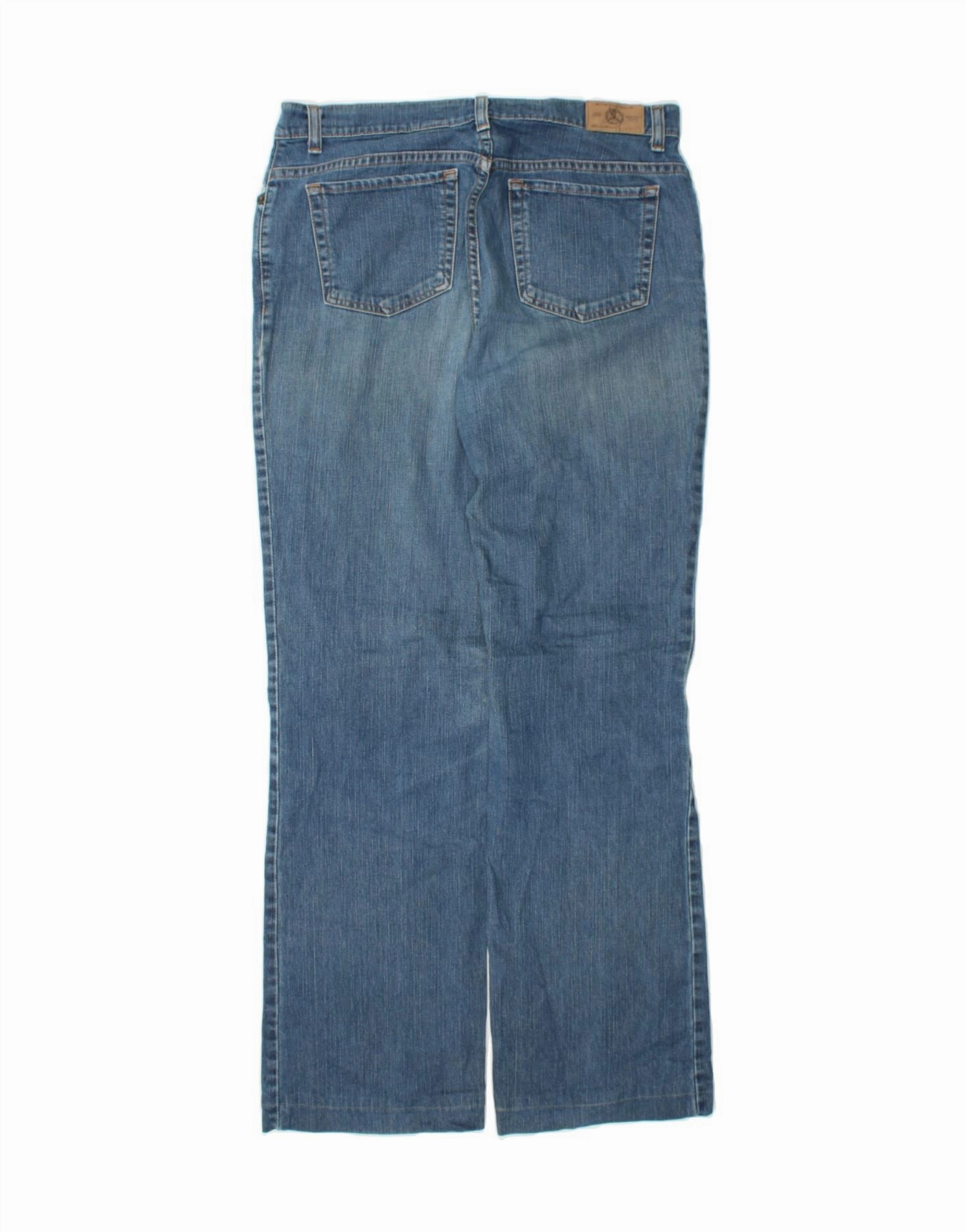 EDDIE BAUER Womens Bootcut Jeans US 12 Large W32 L32 Blue Cotton
