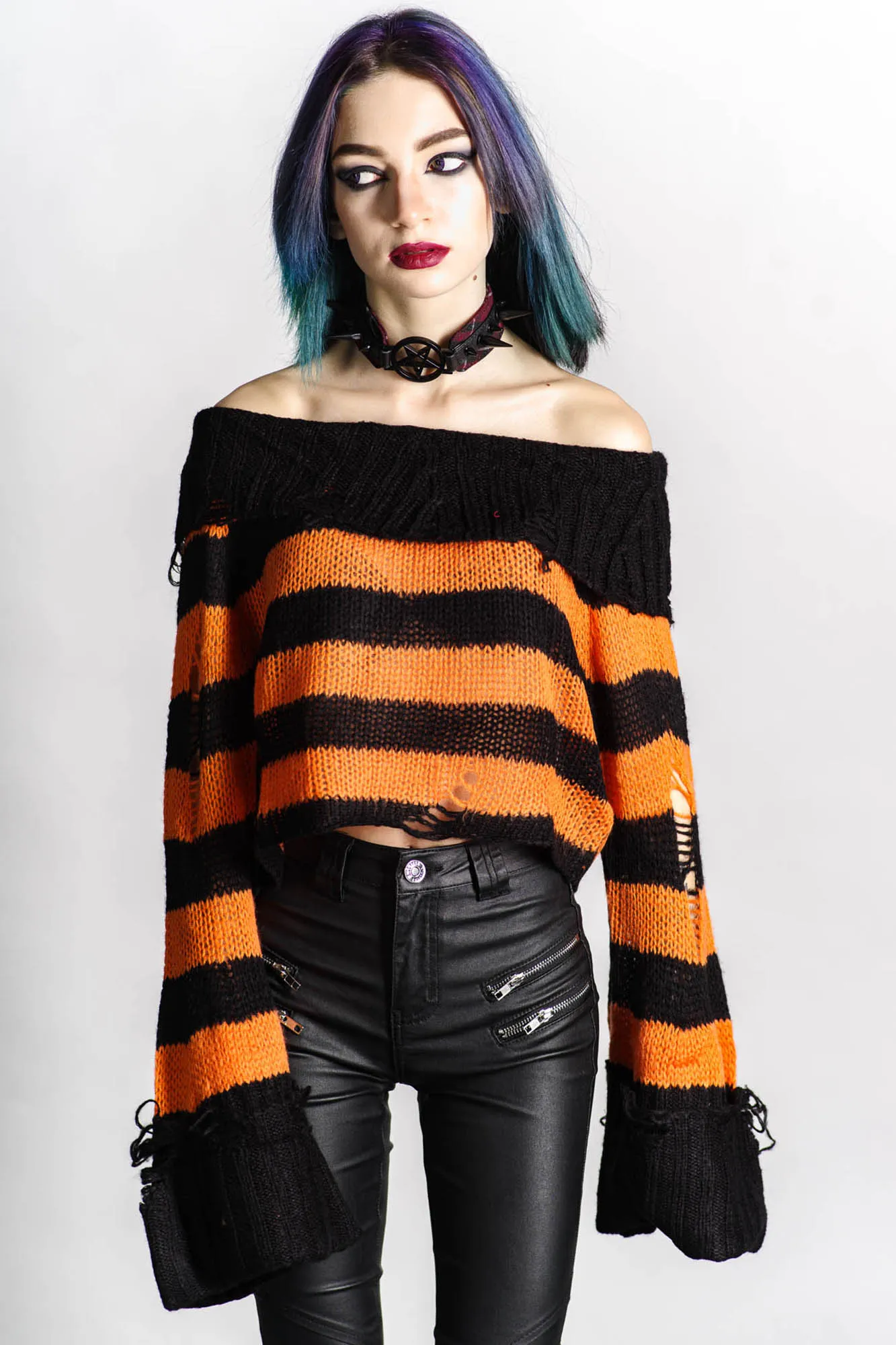 Eerie Knit Sweater - Resurrect