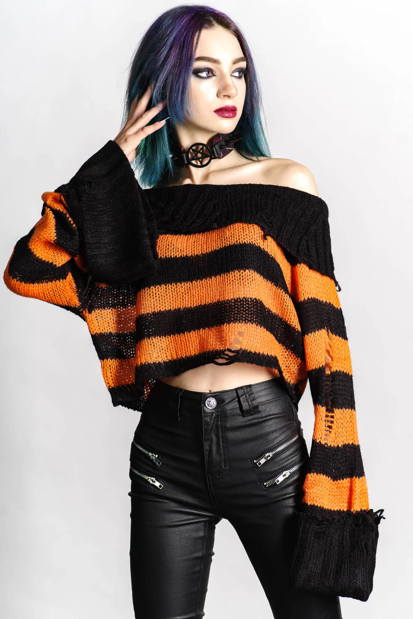 Eerie Knit Sweater - Resurrect