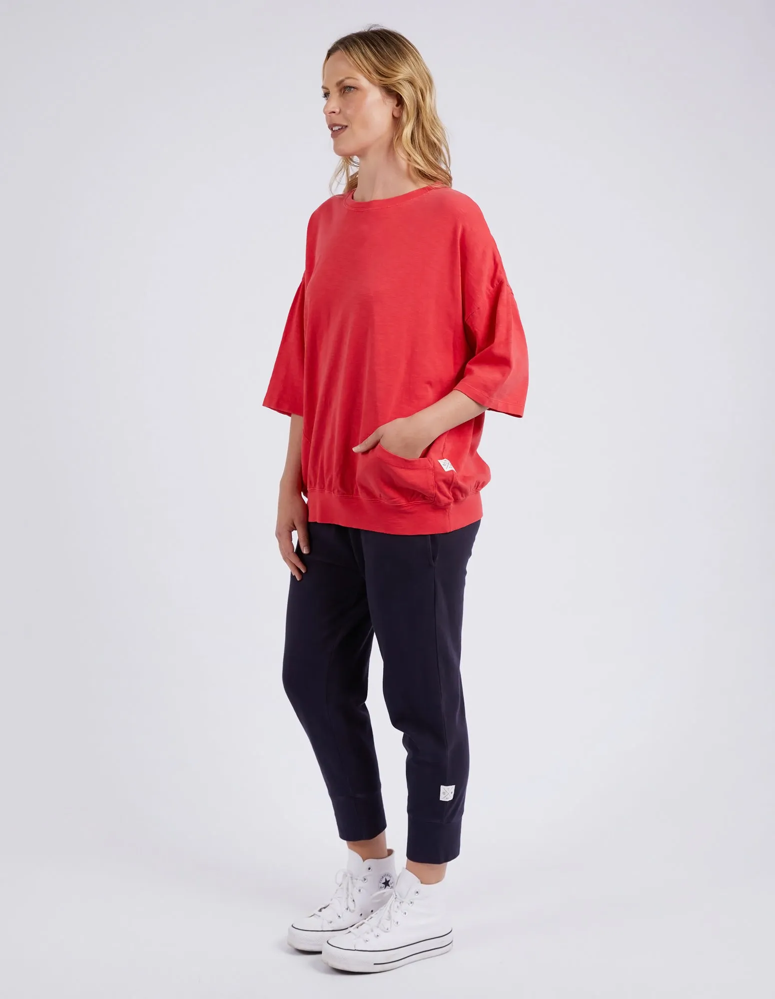 Elm Mazie Sweat Bittersweet Red