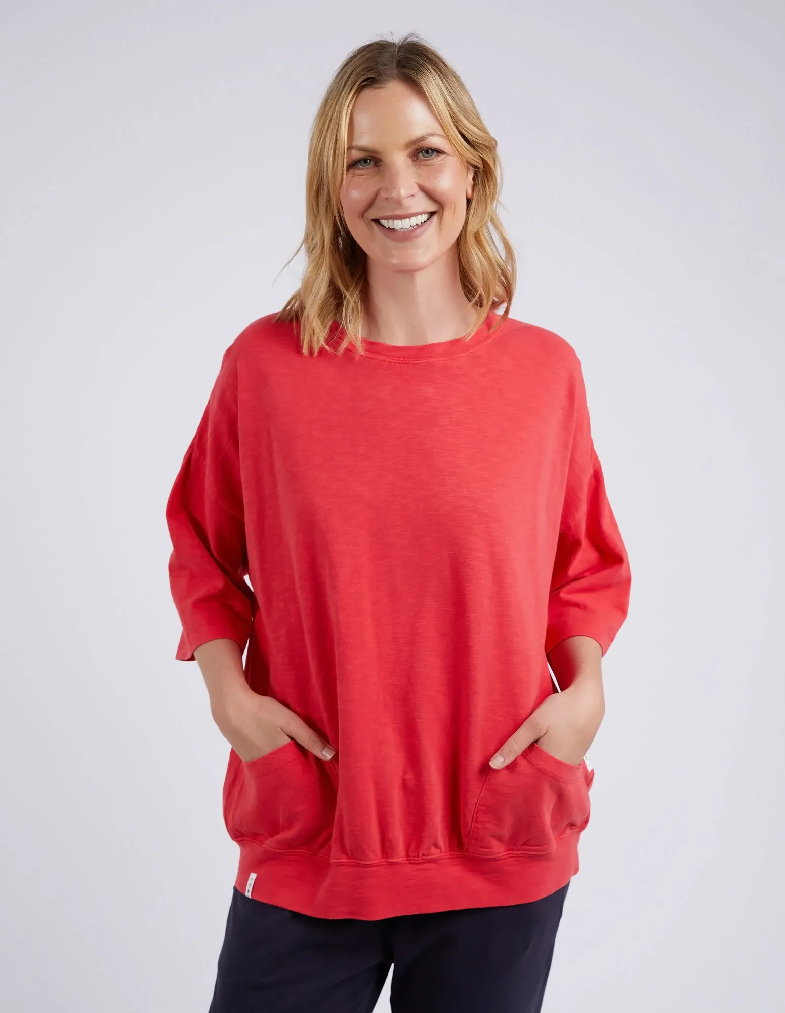 Elm Mazie Sweat Bittersweet Red