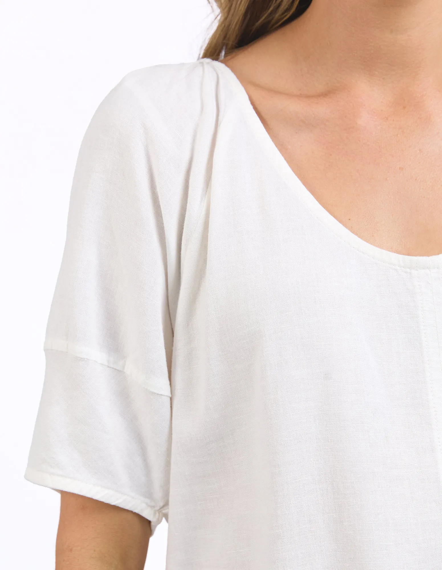 Elm The Grove Top White