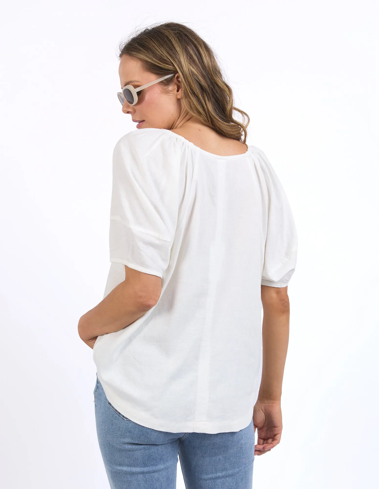 Elm The Grove Top White