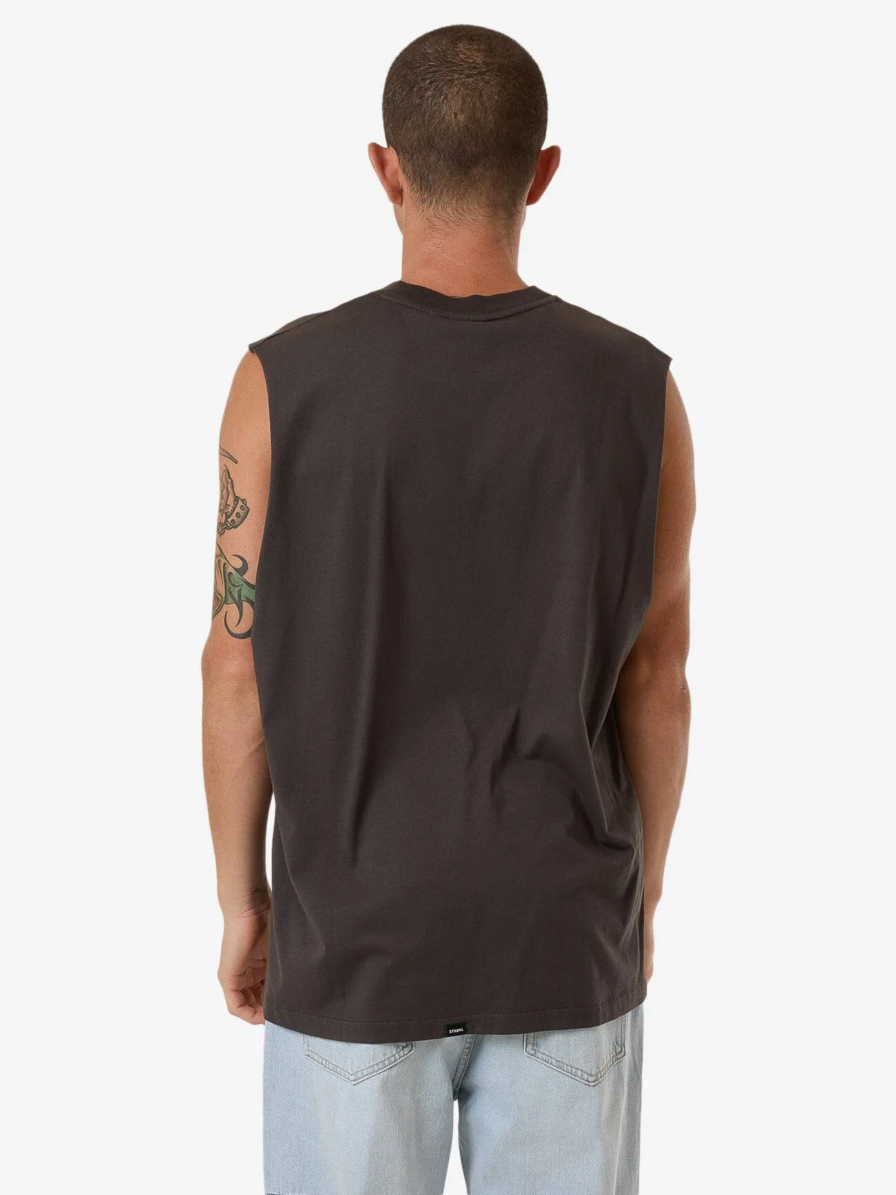 Emblem Merch Fit Muscle Tee - Merch Black