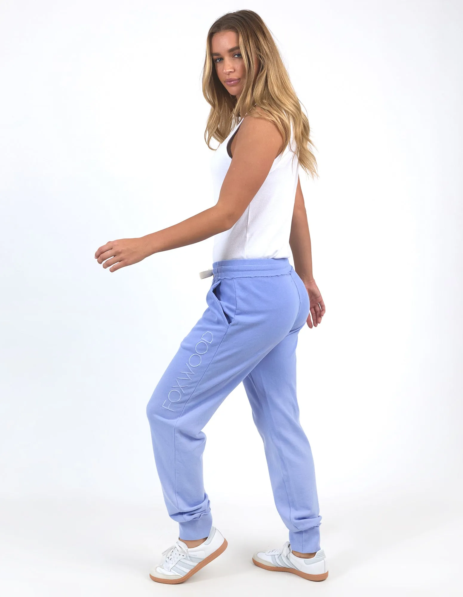 Foxwood Neon Simplified Pant Neon Blue