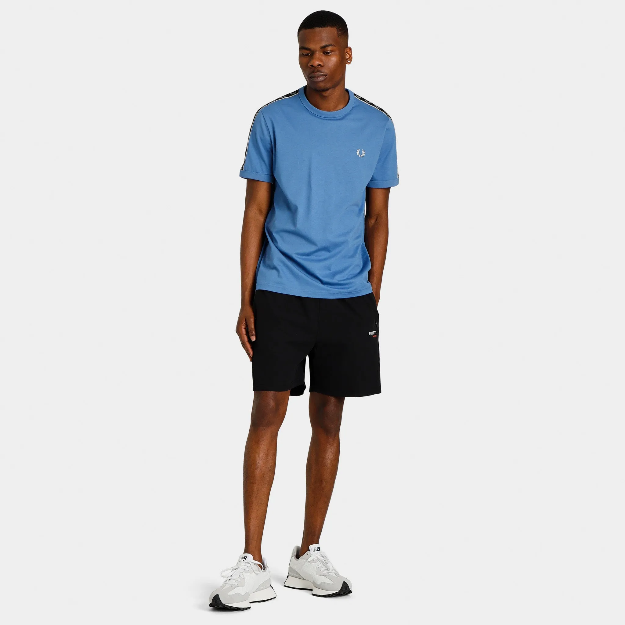 Fred Perry Taped Ringer T-Shirt / Twilight Blue