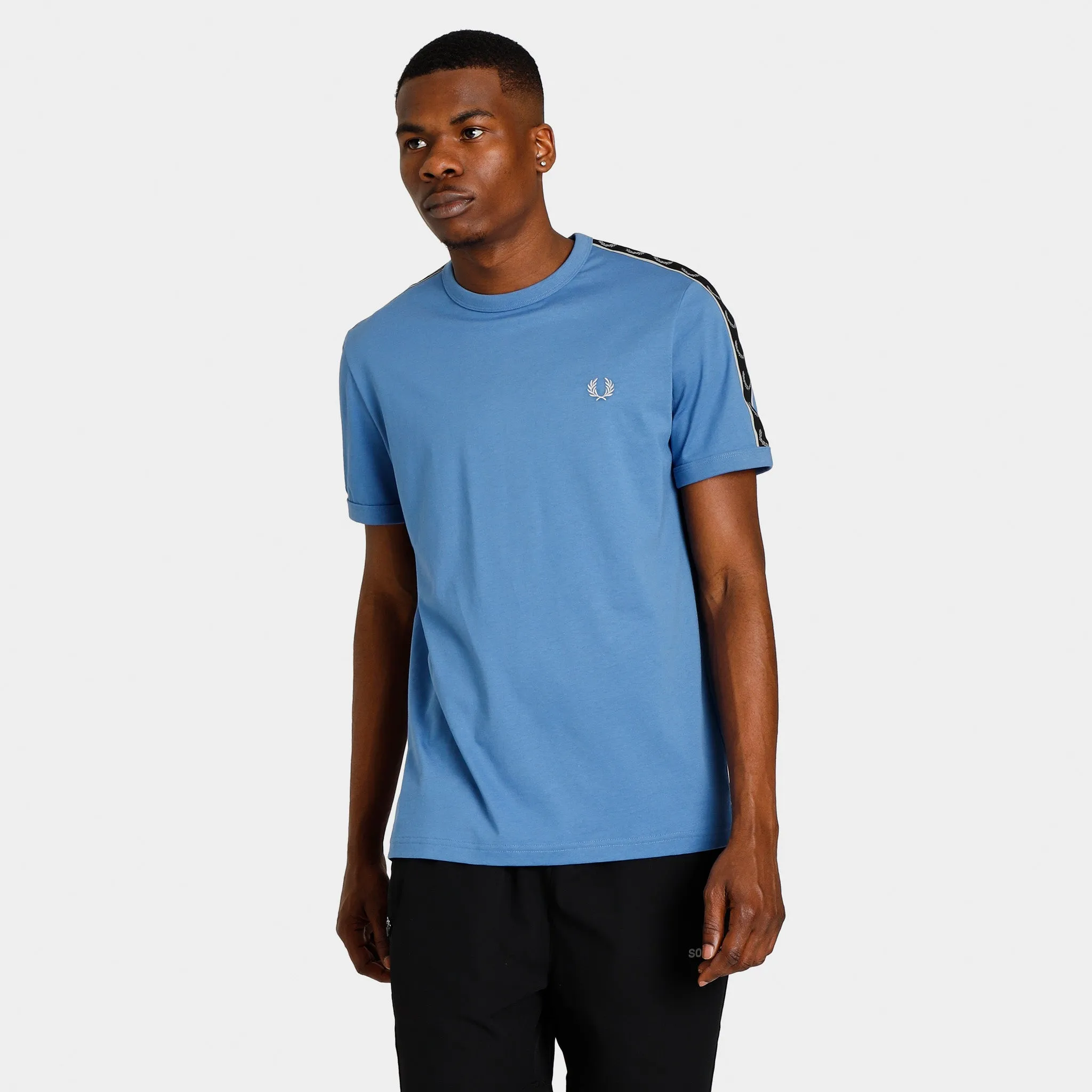 Fred Perry Taped Ringer T-Shirt / Twilight Blue