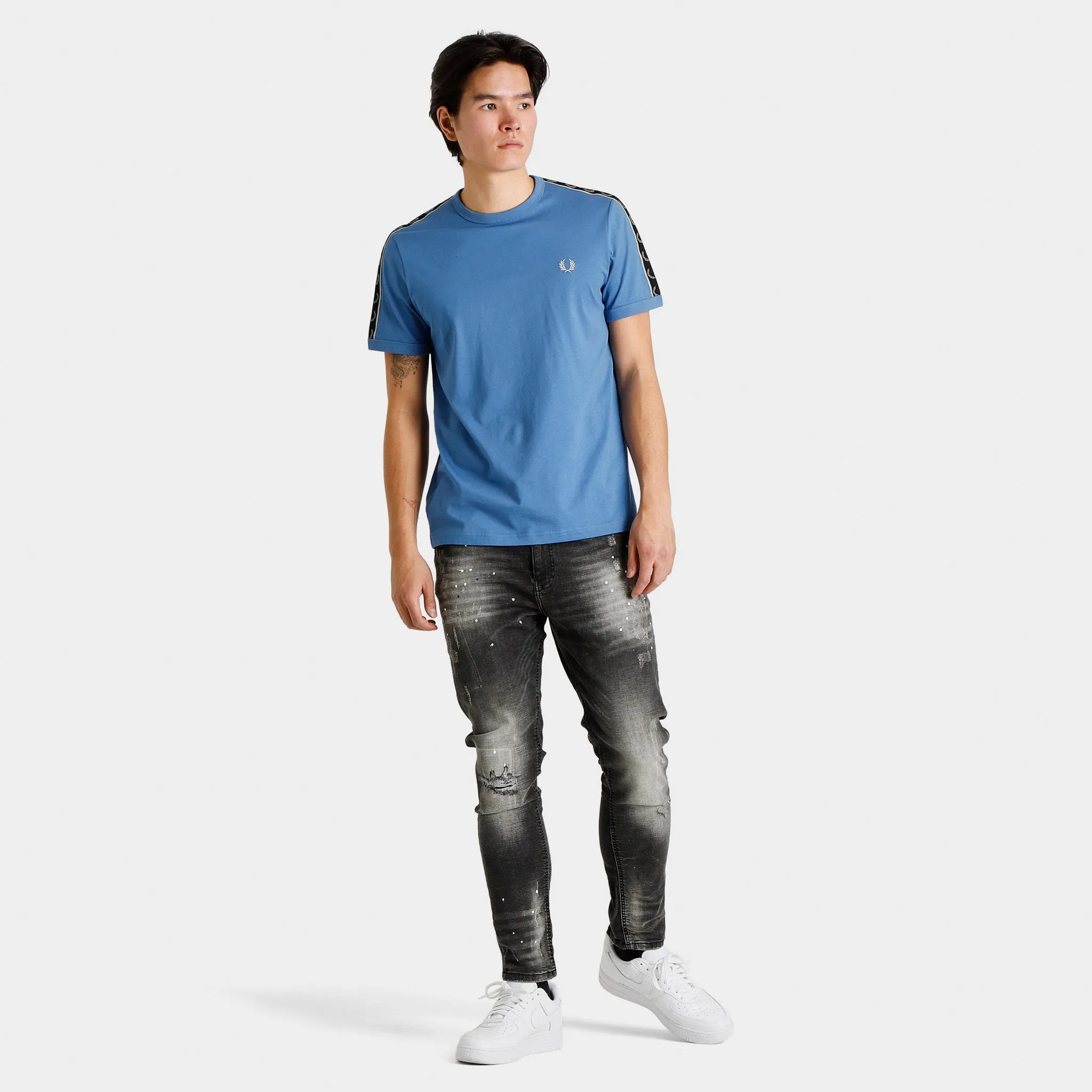 Fred Perry Taped Ringer T-Shirt / Twilight Blue